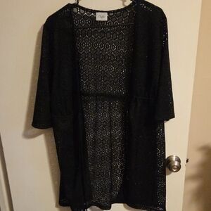 Contourelle Black Lace Kimono